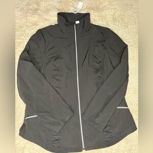 NWT Chicos Zenery black zip up jacket